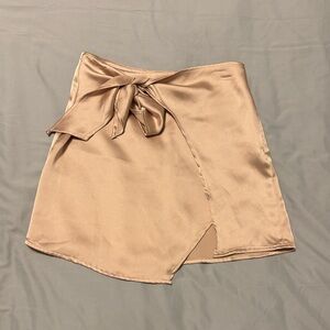 Sincerely Jules Blush Satin Skirt
